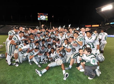 The floor of the Home Depot Center has proven to be De La Salle's home away from home. 