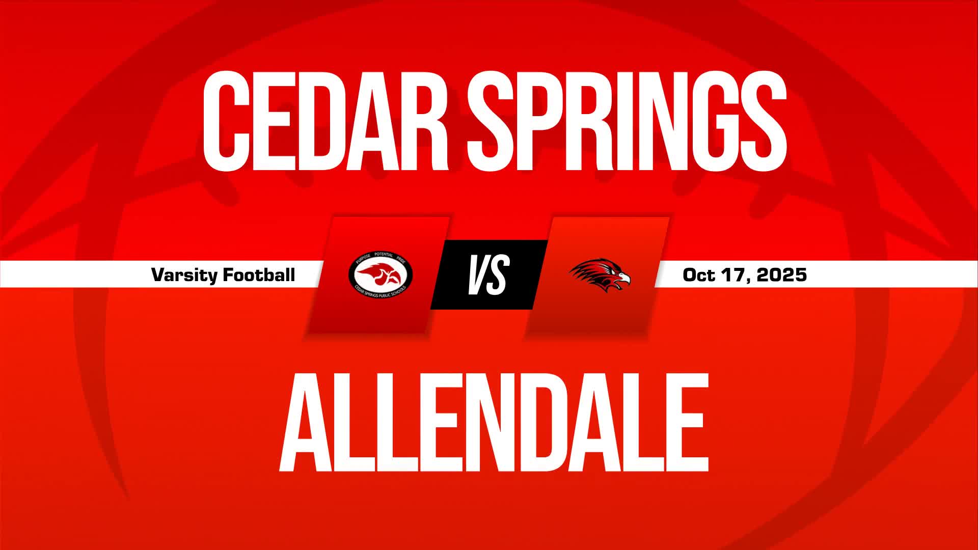 Football Game Preview: Allendale Falcons vs. Spring Lake Lakers + How To Watch
