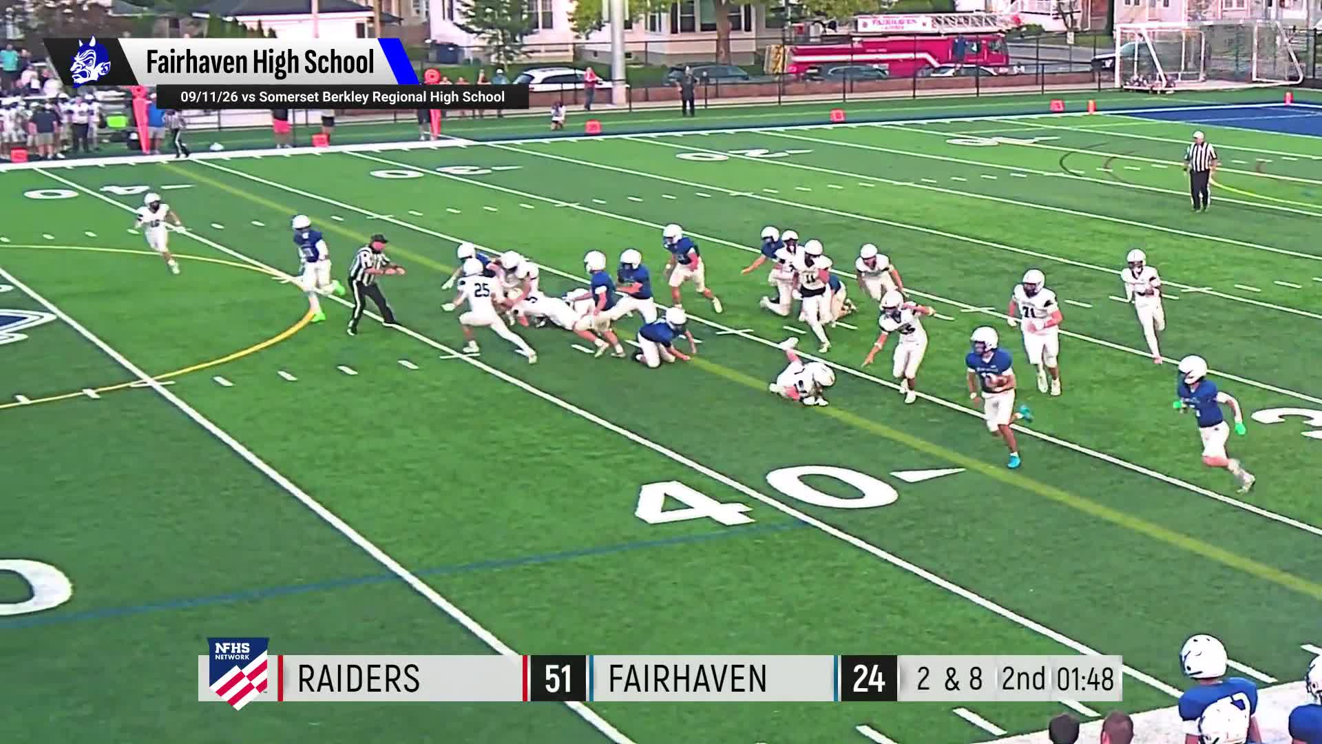 Football Recap: Make It 10 in a Row for Fairhaven