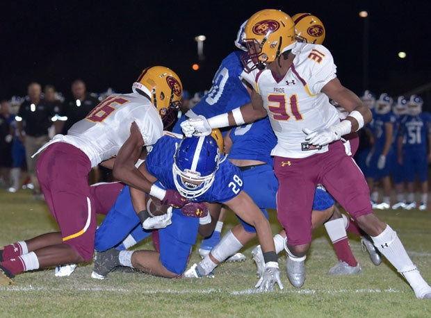Evona Hall had two big touchdown runs for Bingham. 