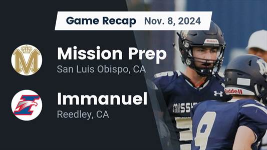 Football Recap: Immanuel Triumphs
