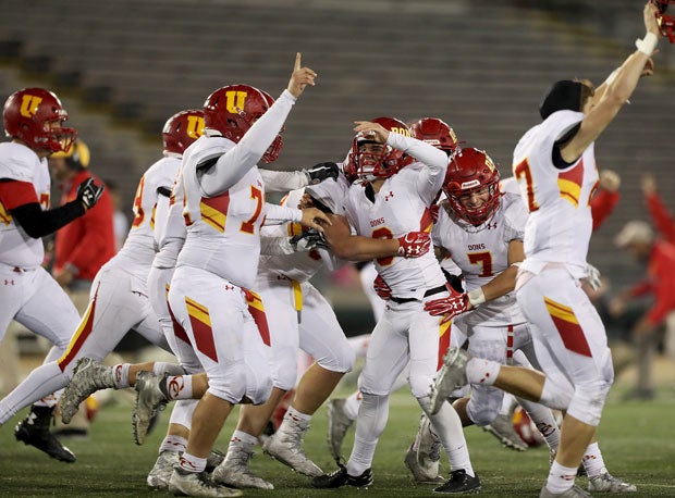 San Diego's Cathedral Catholic claimed the CIF 1-AA title with an epic 38-35 overtime win over St. Mary's of Stockton.