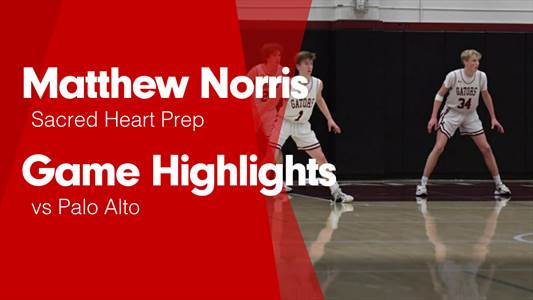 Matthew Norris Game Report: vs Priory