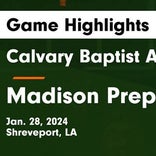 Basketball Game Preview: Calvary Baptist Academy Cavaliers vs. Bossier Bearkats