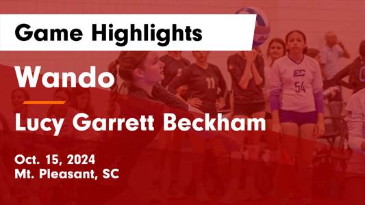 Volleyball Recap: Tuesday's  Win Is Wando's 20th in Last 22 Outi