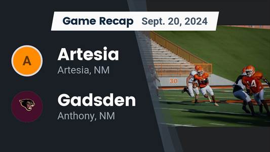 Football Recap: Gadsden Piles Up the Points Against Goddard