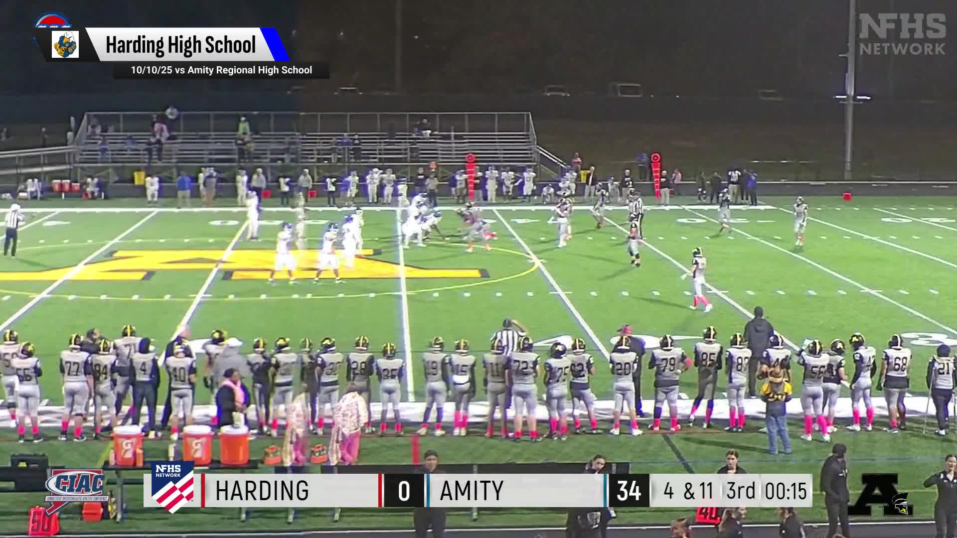 Football Recap: Lyman Hall Piles Up the Points Against Harding