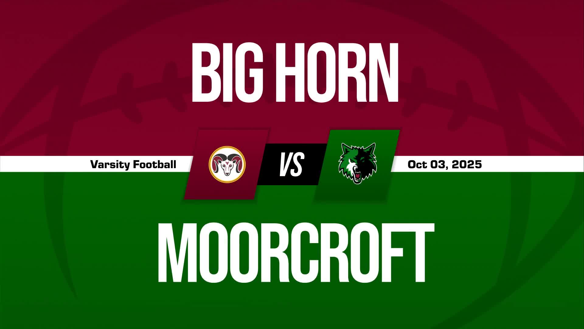 Football Recap: Moorcroft Takes a Loss + How To Watch