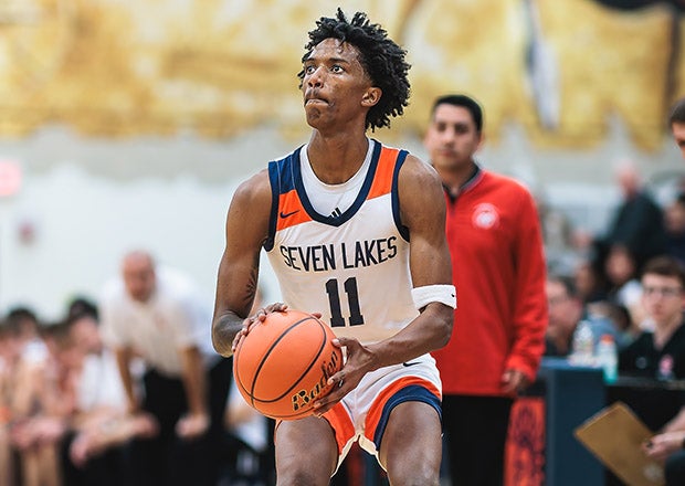 One of six undefeated teams in this week's MaxPreps Top 25, Seven Lakes has got a big season from senior guard and Texas-San Antonio signee Nasir Price, who saw his junior campaign cut short by an ACL injury. (PHOTO: Matt Powell)