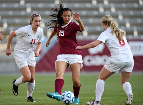 Emily Mueller, center, a senior at The Classical Academy, is one of the leaders for a Titans team expected to compete for the Class 4A state title this season.