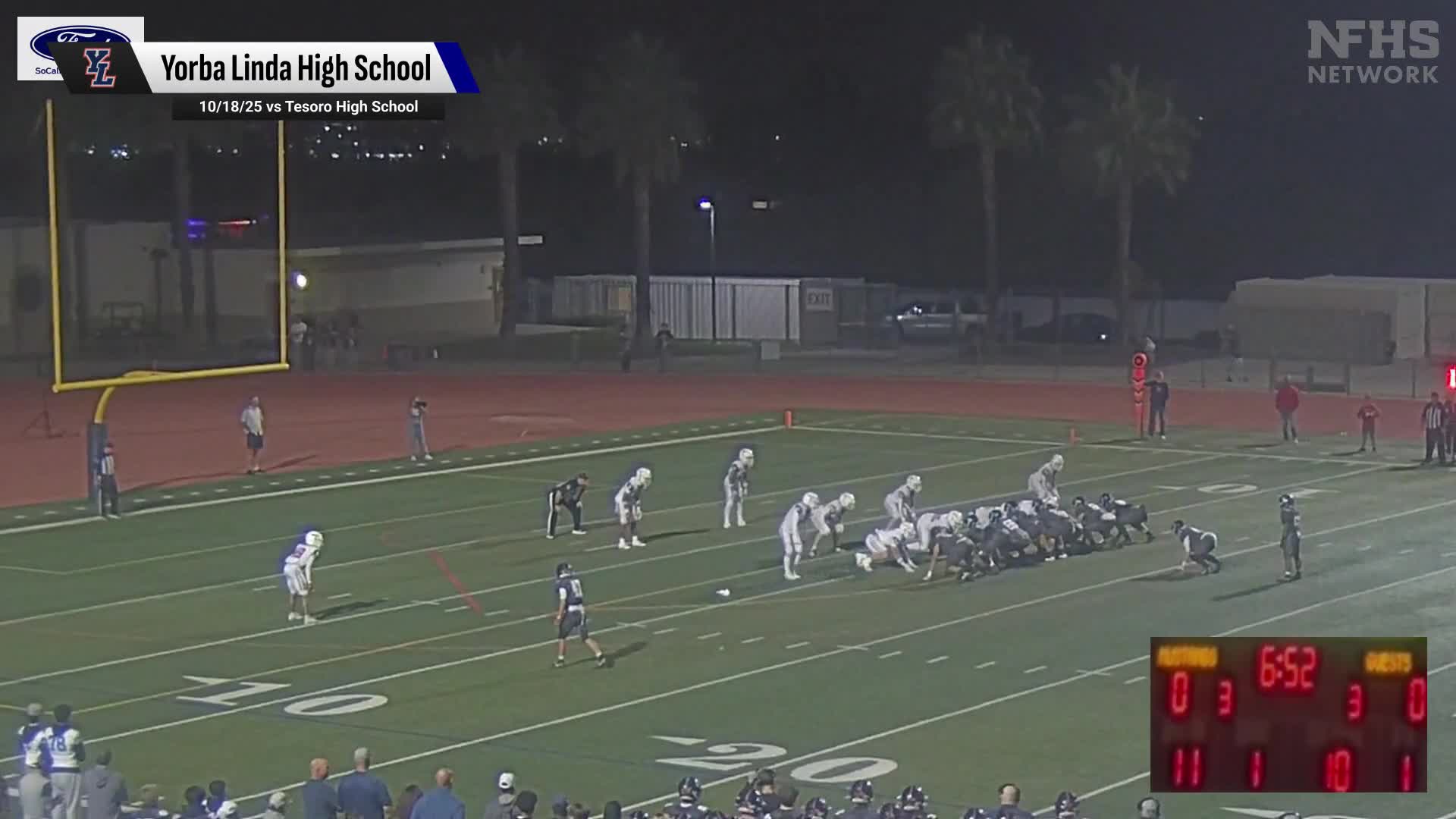 Football Recap: Yorba Linda's  Victory  on Thursday Extends Winning Streak to Three + How To Watch