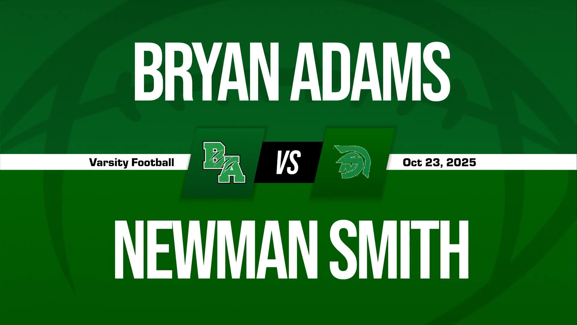 Football Recap: Gabe Haesacae Leads Newman Smith's Defense  on Friday + How To Watch