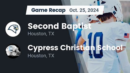 Football Recap: Second Baptist Snaps Four-Game Streak of Wins at