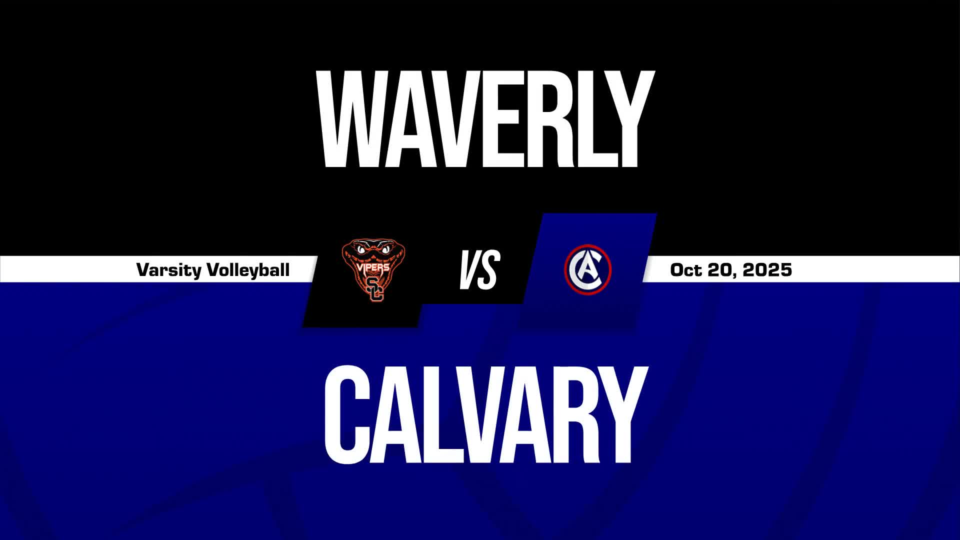 Volleyball Recap: Calvary Takes a Loss