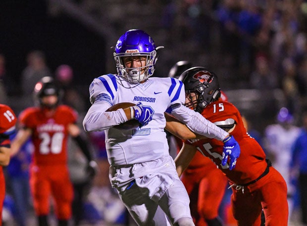 Robinson's Brandon Ashcraft led the state in receiving yards and was tied for tops in touchdowns.