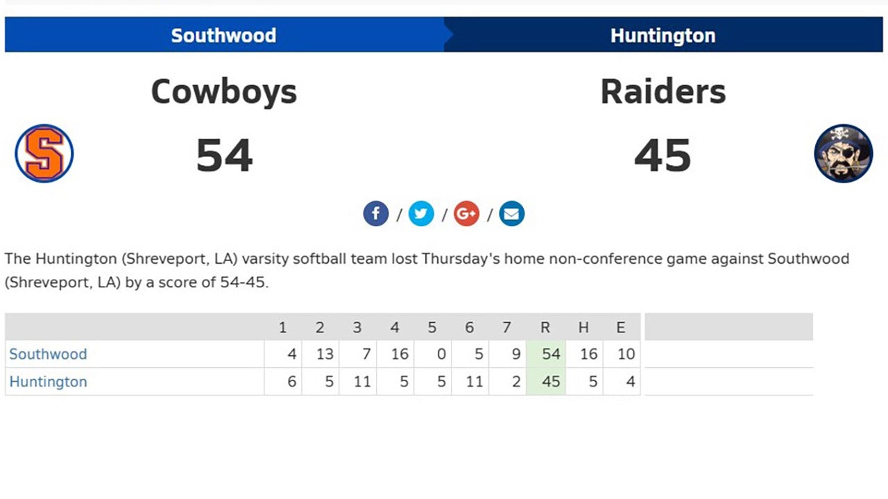 SOFTBALL: Teams combine for record 99 runs