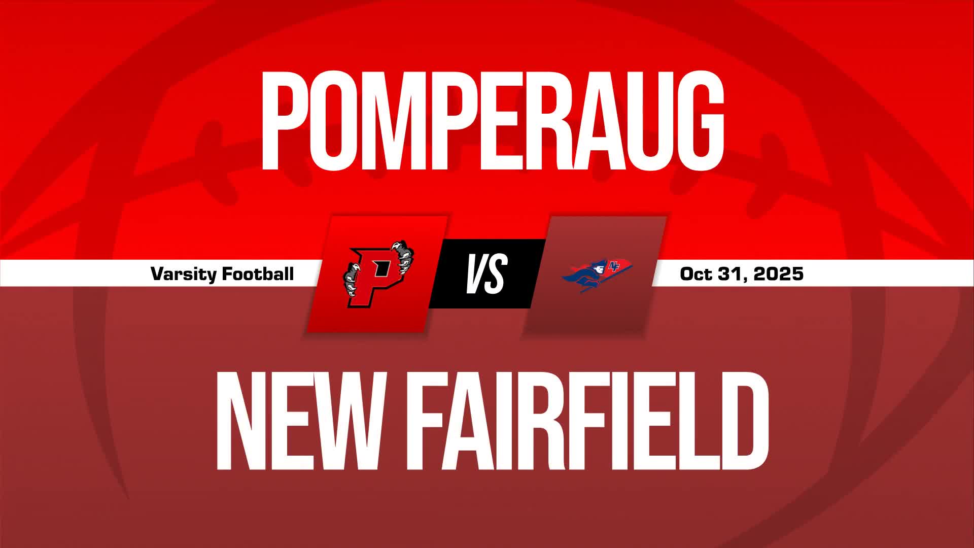 Football Recap: New Fairfield Piles Up the Points Against O'brien RVT