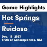 Basketball Game Recap: Hot Springs Tigers vs. Hatch Valley Bears