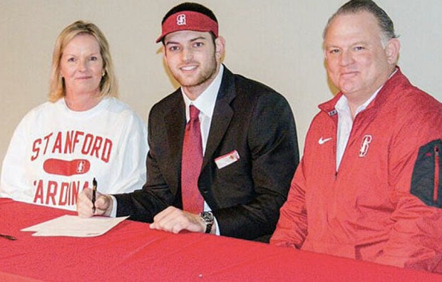 The parents of Flower Mound (Texas) tight end Kaden Smith, who signed to Stanford, don't need to say a word. Their faces say it all.