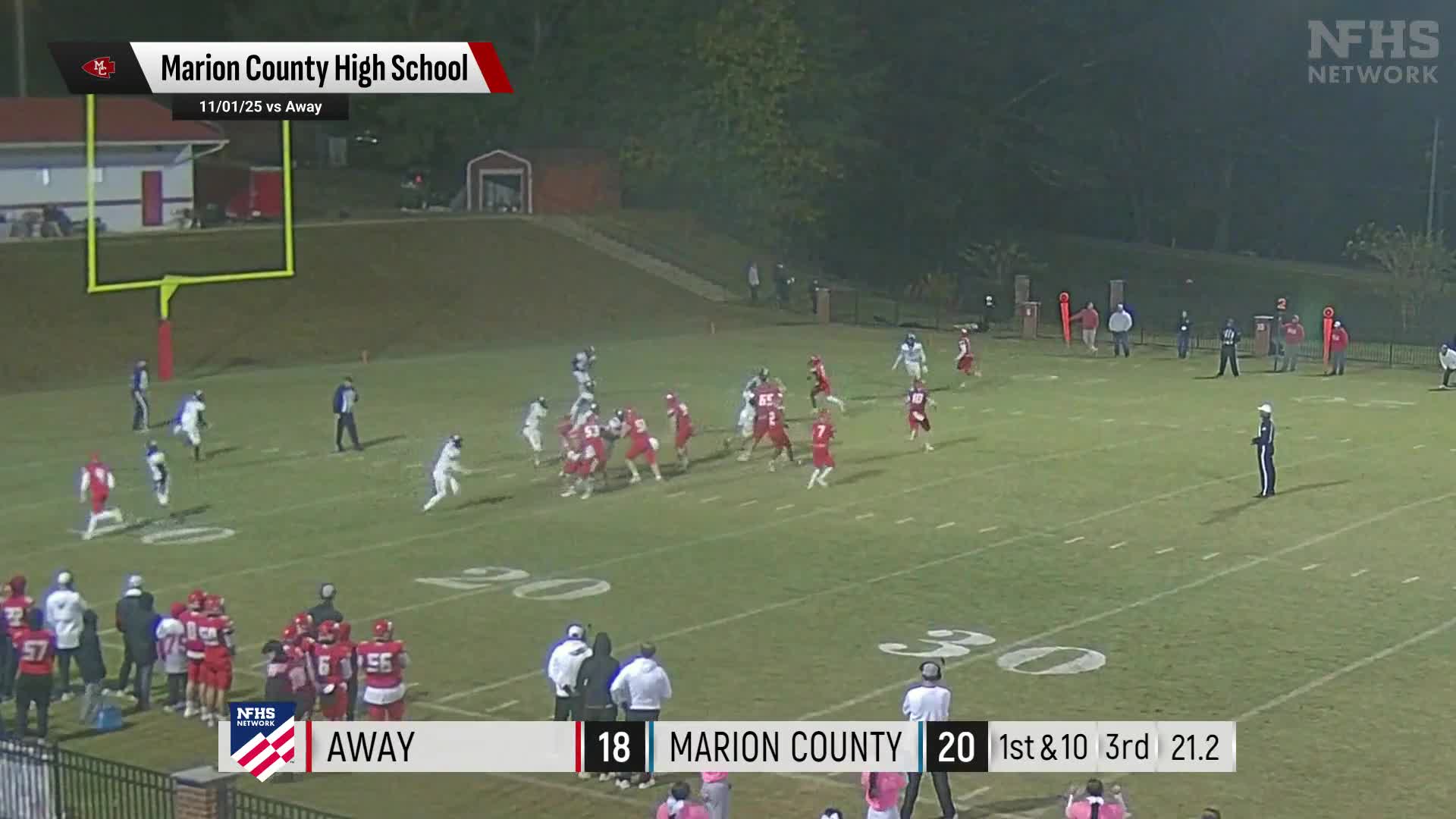 Football Recap: Marion County Extends Winning Streak to Seven + How To Watch