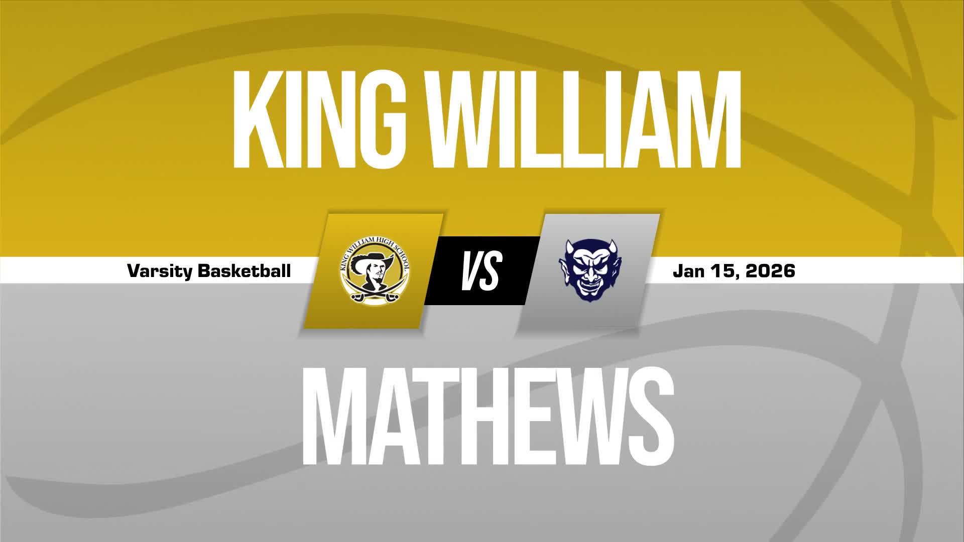 Basketball Game Preview: King William Cavaliers vs. King & Queen