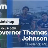 Football Game Recap: Governor Thomas Johnson vs. New Town