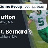 Football Game Recap: St. Bernard&#39;s Central Catholic Bernardians vs. Blackstone-Millville Chargers