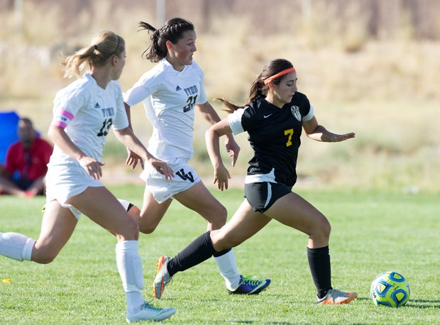 St. Pius X junior Tatiana Limon (right) is drawing rave reviews as she continues to set school records.