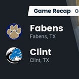 Football Game Recap: Fabens Wildcats vs. Clint Lions