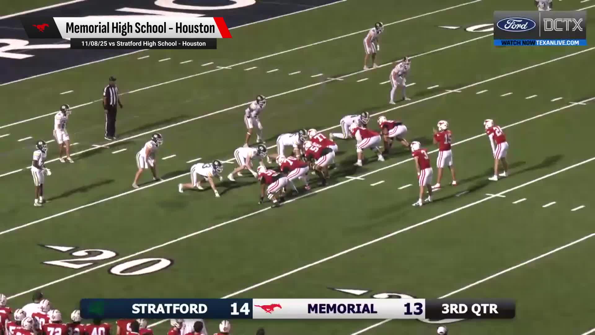 Football Recap: Make It Nine in a Row for Memorial + How To Watch