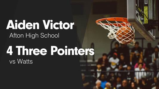 Basketball Recap: Tuesday's  Win Is Afton's Third in Last Four O