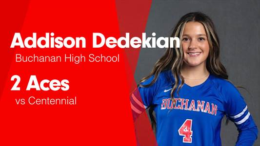 Addison Dedekian Game Report: @ Oak Ridge