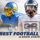 Top football player in each state