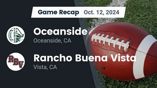 Football Recap: Oceanside Piles Up the Points Against Vista