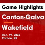 Basketball Game Recap: Canton-Galva Eagles vs. Little River Redskins