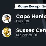 Sussex Central vs. Cape Henlopen