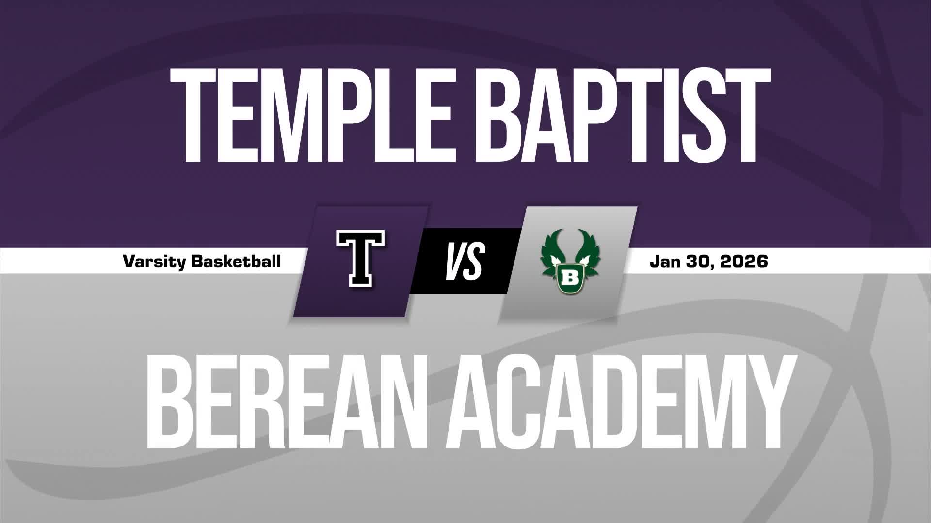 Basketball Recap: Temple Academy Gets the Win