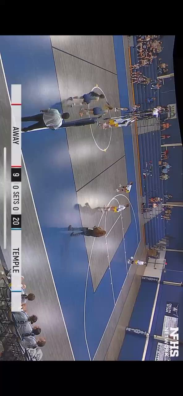 Volleyball Recap: Temple Christian Snaps Four-Game Streak of Losses on the Road