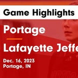 Lafayette Jefferson piles up the points against Muncie Central