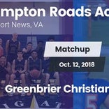 Football Game Recap: Greenbrier Christian Academy vs. Hampton Roads Academy