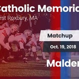Football Game Recap: Catholic Memorial vs. Malden Catholic