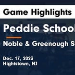 Peddie turns things around after tough road loss