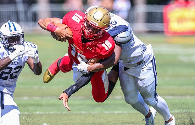 Bergen Catholic won its opener and maintained it's No. 1 ranking in the Northeast region.