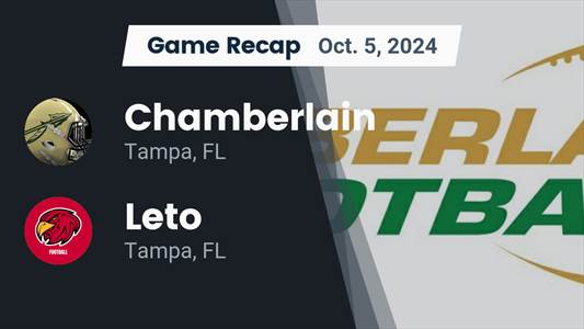 Football Recap: Chamberlain Piles Up the Points Against Leto