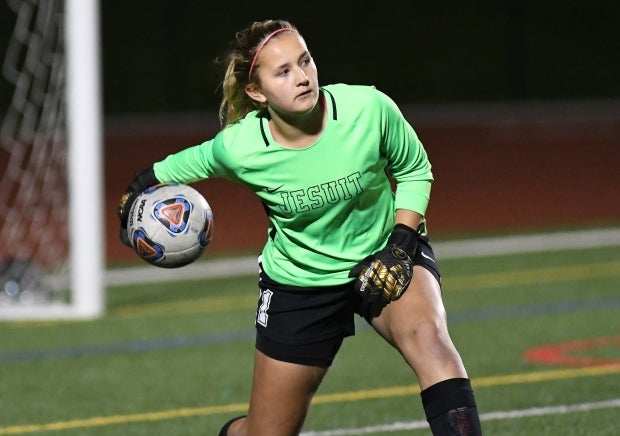 Jesuit (Portland, Ore.) goalkeeper Mary Votava is already a two-time state champion in Oregon.