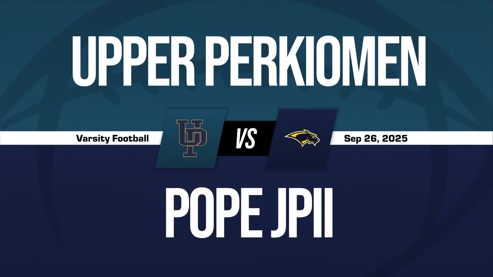 Football Recap: Upper Perkiomen Skates Past Upper Merion Area with Ease
