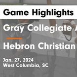 Basketball Game Recap: Hebron Christian Lions vs. Gray Collegiate Academy War Eagles