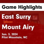 Mount Airy falls despite big games from  Addie Marshall and  Da'Nya Mills