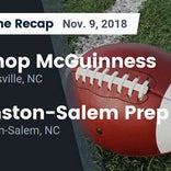 Football Game Recap: Bishop McGuinness vs. North Duplin