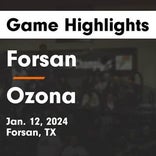 Basketball Game Preview: Forsan Buffaloes vs. Ozona Lions